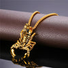 Gold Scorpio Pendant Necklace - Zodeys
