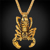 Gold Scorpio Pendant Necklace - Zodeys