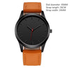 Relojio Large Dial Leather Watch