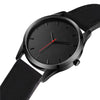 Relojio Large Dial Leather Watch