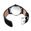 Relojio Large Dial Leather Watch