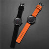 Relojio Large Dial Leather Watch