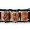 Black Yak Bone & Wenge Wood Beaded Bracelet - Zodeys