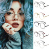 Unisex Classic Metal Frame Mirror Rounded Glasses - Zodeys