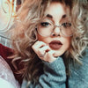 Unisex Classic Metal Frame Mirror Rounded Glasses - Zodeys