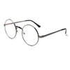 Unisex Classic Metal Frame Mirror Rounded Glasses - Zodeys
