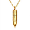 Engraved Lord's Prayer & Cremation Storage Bullet Necklace - Zodeys