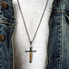 Takahashi Goro Feather Jesus Cross Necklace - Zodeys