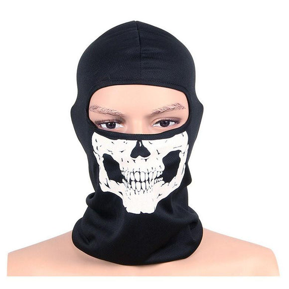 Cycling Protective Full Face Motorcycle Skull Mask - Zodeys