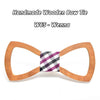Engraved Butterfly Wooden Bow-tie - Zodeys