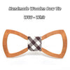 Engraved Butterfly Wooden Bow-tie - Zodeys