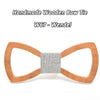 Engraved Butterfly Wooden Bow-tie - Zodeys