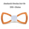 Engraved Butterfly Wooden Bow-tie - Zodeys