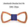 Engraved Butterfly Wooden Bow-tie - Zodeys