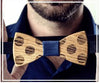 Engraved Butterfly Wooden Bow-tie - Zodeys