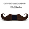 Handmade Mustache Wooden Bow Tie - Zodeys