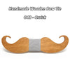 Handmade Mustache Wooden Bow Tie - Zodeys