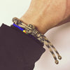 Dope Boy Nylon Braided Rope Skull Bracelet - Zodeys
