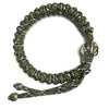 Dope Boy Nylon Braided Rope Skull Bracelet - Zodeys