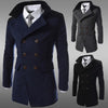 Men's Winter Long Trench Overcoat - Zodeys