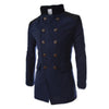 Men's Winter Long Trench Overcoat - Zodeys