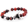 Whiz Kidd Banded Sardonyx Agate Beaded Bracelet - Zodeys