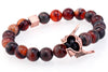 Whiz Kidd Banded Sardonyx Agate Beaded Bracelet - Zodeys