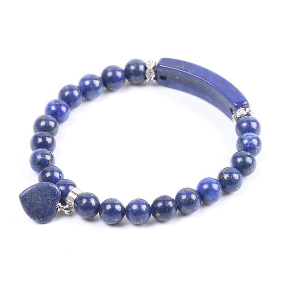 Lapis Lazuli Beaded Bracelet - Zodeys