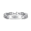 Custom Engraving Chain & Link Bracelets - Zodeys