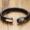 Constantino Braided Leather Magnetic Bracelet - Zodeys