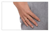 Matte Finished Rose Gold Tungsten Carbide Band - Zodeys