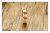 Matte Finished Rose Gold Tungsten Carbide Band - Zodeys