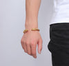 Golden Siamese Dragons Twisted Chain Bangle - Zodeys
