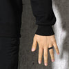 Pitch Black High Polished Stainless Steel Ring - Zodeys