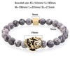 Zaster Grey Jasper Stone Vida Bracelet - Zodeys