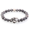 Zaster Grey Jasper Stone Vida Bracelet - Zodeys