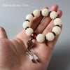 Hand-Carved Bodhi Seeds Tagua Nut Lucky Fish Bracelet - Zodeys