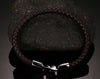 Braided Leather Coffee Bracelet - Zodeys