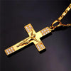 Zircon Jesus Piece Cross Necklace - Zodeys