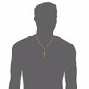 Zircon Jesus Piece Cross Necklace - Zodeys