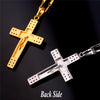 Zircon Jesus Piece Cross Necklace - Zodeys