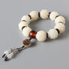 Hand-Carved Bodhi Seeds Tagua Nut Lucky Fish Bracelet - Zodeys