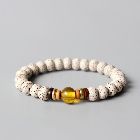 Tibetan Prayer & Yoga Bodhi Seed Bracelet - Zodeys