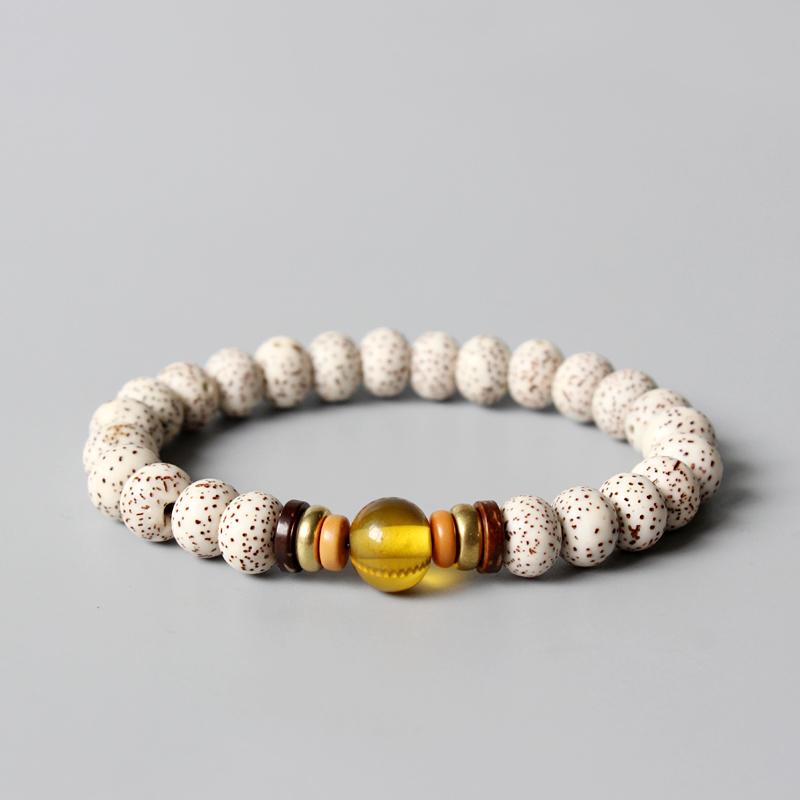 Tibetan Prayer & Yoga Bodhi Seed Bracelet - Zodeys