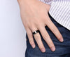 Classic Galactic Black Tungsten Band - Zodeys