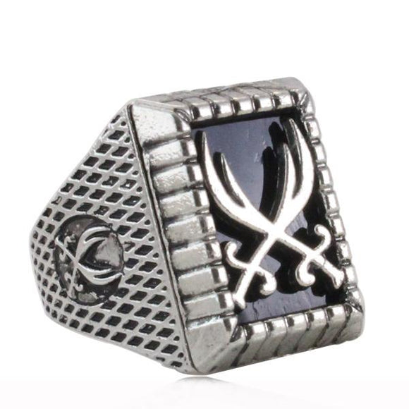 Antique Silver Sword of Imam Ring - Zodeys