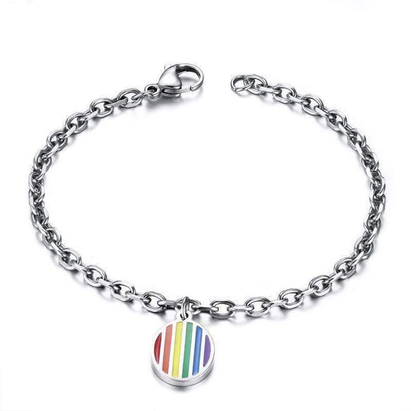Rainbow Charm Pride Bracelet - Zodeys