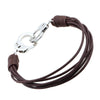 Handcuffed Stainless Steel Leather Bracelet - Zodeys