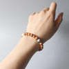 Wood Mala & Chinese Cloisonne Bracelet - Zodeys