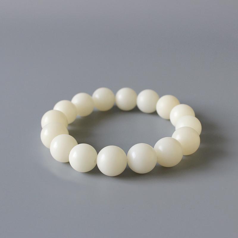 Tibetan Ivory White Rosary Beads Healing Bracelet - Zodeys